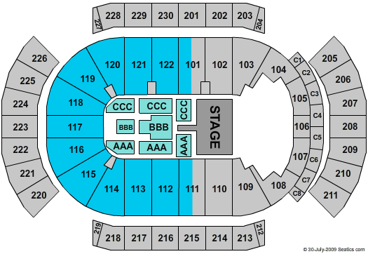Desert Diamond Arena Daughtry Seating Chart